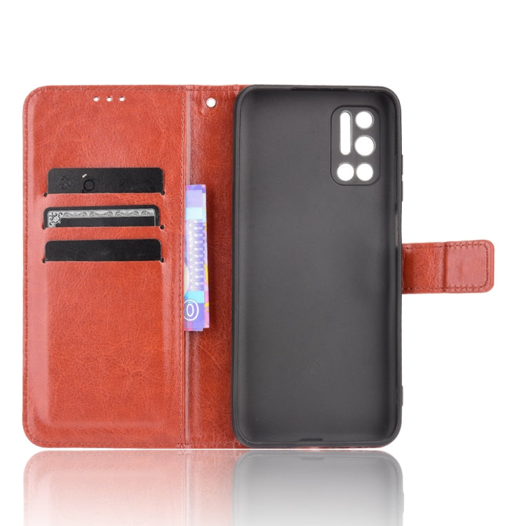 For Doogee N40 Pro Crazy Horse Texture Horizontal Flip Leather Case with Holder & Card Slots & Lanyard(Brown) - More Brand by PMC TechLife | Online Shopping South Africa | PMC TechLife | Buy Now Pay Later Mobicred