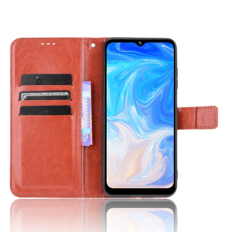 For Doogee N40 Pro Crazy Horse Texture Horizontal Flip Leather Case with Holder & Card Slots & Lanyard(Brown) - More Brand by PMC TechLife | Online Shopping South Africa | PMC TechLife | Buy Now Pay Later Mobicred