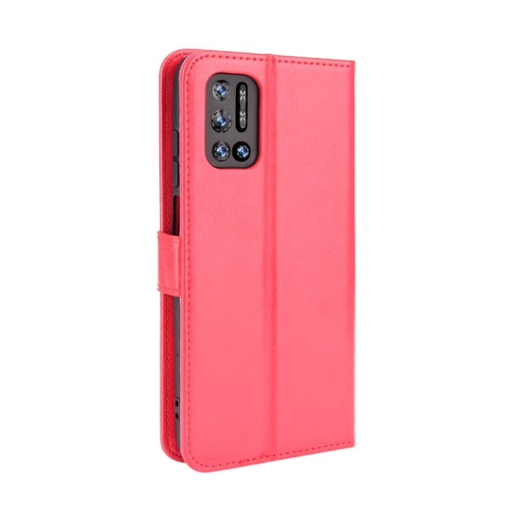 For Doogee N40 Pro Crazy Horse Texture Horizontal Flip Leather Case with Holder & Card Slots & Lanyard(Red) - More Brand by PMC TechLife | Online Shopping South Africa | PMC TechLife | Buy Now Pay Later Mobicred