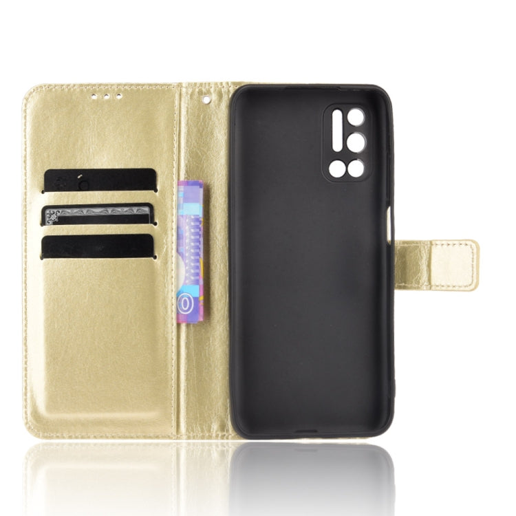 For Doogee N40 Pro Crazy Horse Texture Horizontal Flip Leather Case with Holder & Card Slots & Lanyard(Gold) - More Brand by PMC TechLife | Online Shopping South Africa | PMC TechLife | Buy Now Pay Later Mobicred