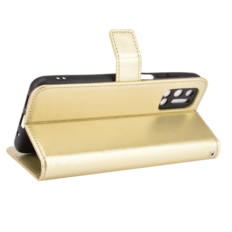 For Doogee N40 Pro Crazy Horse Texture Horizontal Flip Leather Case with Holder & Card Slots & Lanyard(Gold) - More Brand by PMC TechLife | Online Shopping South Africa | PMC TechLife | Buy Now Pay Later Mobicred