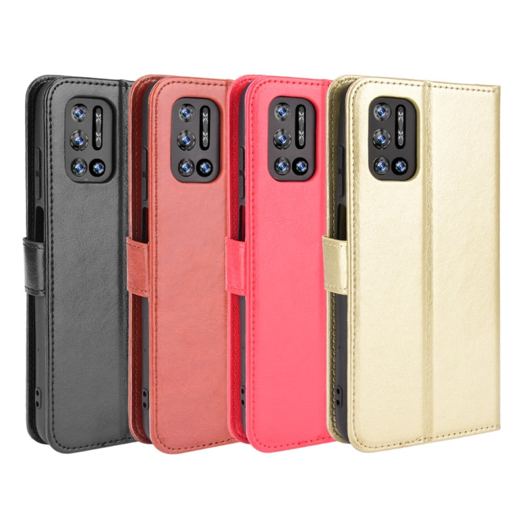 For Doogee N40 Pro Crazy Horse Texture Horizontal Flip Leather Case with Holder & Card Slots & Lanyard(Gold) - More Brand by PMC TechLife | Online Shopping South Africa | PMC TechLife | Buy Now Pay Later Mobicred