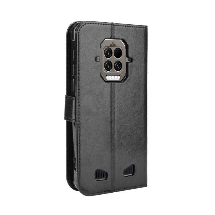 For Doogee S86 / S86 Pro Crazy Horse Texture Horizontal Flip Leather Case with Holder & Card Slots & Lanyard(Black) - More Brand by PMC TechLife | Online Shopping South Africa | PMC TechLife | Buy Now Pay Later Mobicred