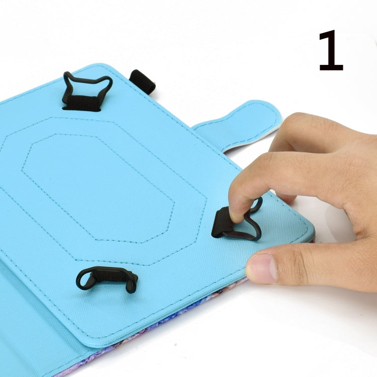 10 inch Universal Colored Drawing Horizontal Flip PU Leather Case with Holder & Card Slot(Green Butterfly) - free shipping - PMC TechLife - Order now!
