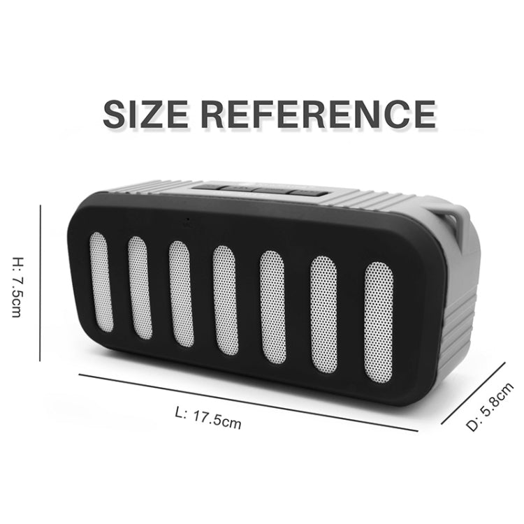 NewRixing NR-2013 TWS Car Exhaust Duct-shaped Bluetooth Speaker(Red) - free shipping - PMC Jewellery - Order now!