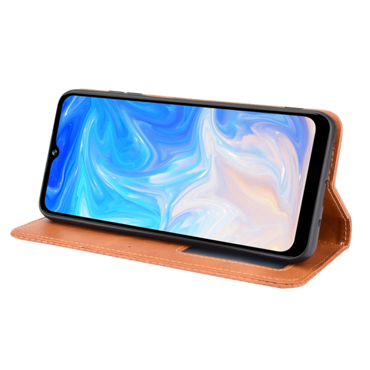 For Doogee N40 Pro Magnetic Buckle Retro Pattern Horizontal Flip Leather Case with Holder & Card Slot & Wallet(Brown) - More Brand by PMC TechLife | Online Shopping South Africa | PMC TechLife | Buy Now Pay Later Mobicred