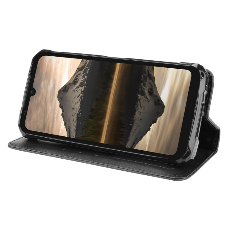 For Doogee S86 / S86 Pro Magnetic Buckle Retro Pattern Horizontal Flip Leather Case with Holder & Card Slot & Wallet(Black) - More Brand by PMC TechLife | Online Shopping South Africa | PMC TechLife | Buy Now Pay Later Mobicred