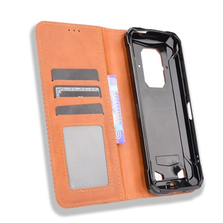 For Doogee S86 / S86 Pro Magnetic Buckle Retro Pattern Horizontal Flip Leather Case with Holder & Card Slot & Wallet(Brown) - More Brand by PMC TechLife | Online Shopping South Africa | PMC TechLife | Buy Now Pay Later Mobicred
