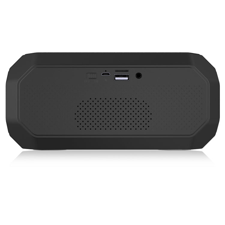 NewRixing NR-4000 TWS Mesh Polygon Music Box Concept Bluetooth Speaker(Black) - free shipping - PMC Jewellery - Order now!