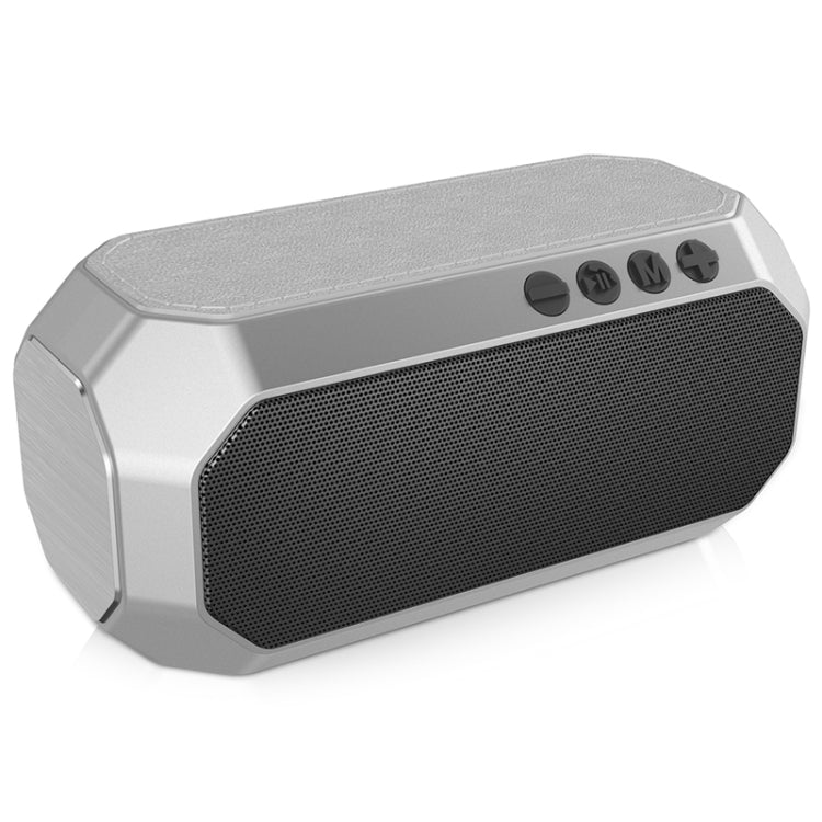 NewRixing NR-4000 TWS Mesh Polygon Music Box Concept Bluetooth Speaker(Silver) - free shipping - PMC Jewellery - Order now!