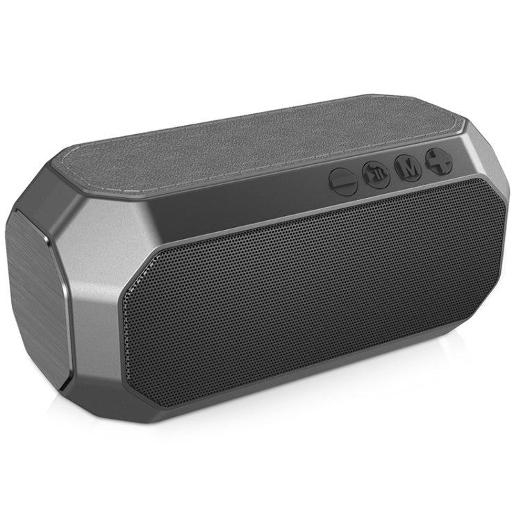 NewRixing NR-4000 TWS Mesh Polygon Music Box Concept Bluetooth Speaker(Iron Grey) - free shipping - PMC Jewellery - Order now!