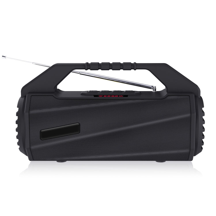 NewRixing NR-4025FM with Screen Outdoor Splash-proof Water Portable Bluetooth Speaker, Support Hands-free Call / TF Card / FM / U Disk(Black) - free shipping - PMC Jewellery - Order now!