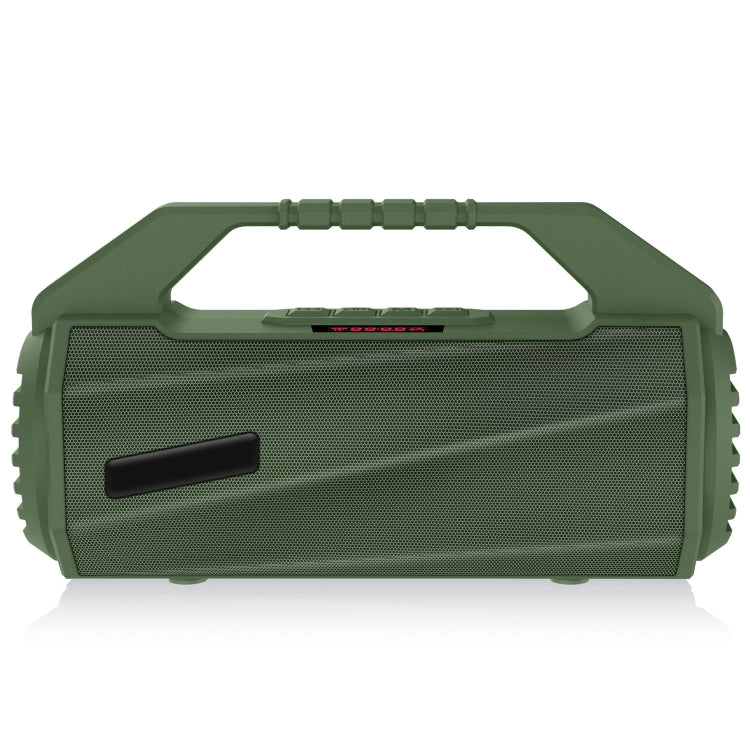 NewRixing NR-4025P with Screen Outdoor Splash-proof Water Portable Bluetooth Speaker, Support Hands-free Call / TF Card / FM / U Disk(Green) - free shipping - PMC Jewellery - Order now!