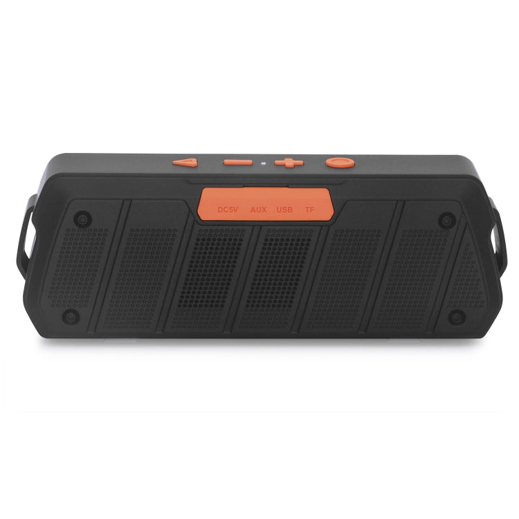 NewRixing NR-5000 IPX5 High Fidelity Bluetooth Speaker, Support Hands-free Call / TF Card / FM / U Disk(Orange) - free shipping - PMC Jewellery - Order now!