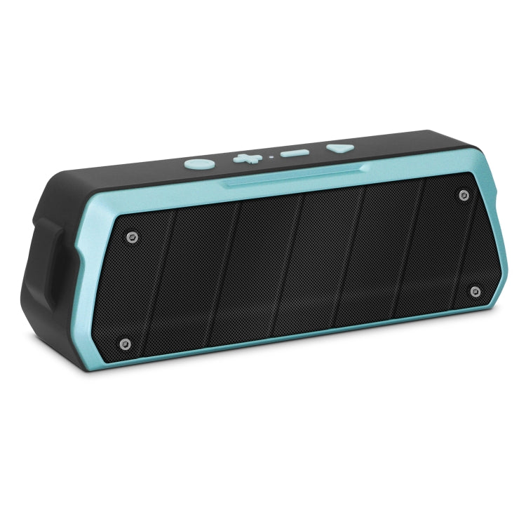 NewRixing NR-5000 IPX5 High Fidelity Bluetooth Speaker, Support Hands-free Call / TF Card / FM / U Disk(Blue) - free shipping - PMC Jewellery - Order now!