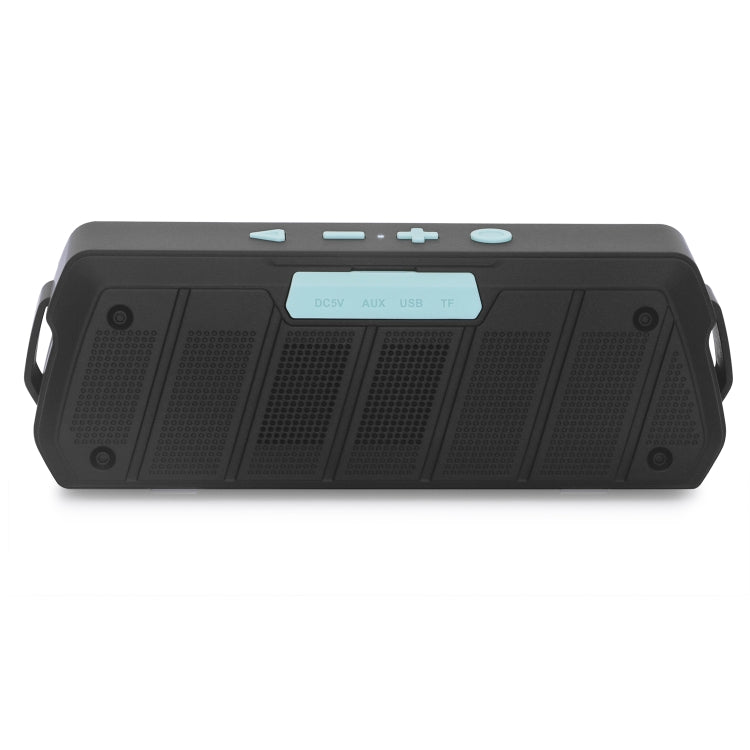 NewRixing NR-5000 IPX5 High Fidelity Bluetooth Speaker, Support Hands-free Call / TF Card / FM / U Disk(Blue) - free shipping - PMC Jewellery - Order now!