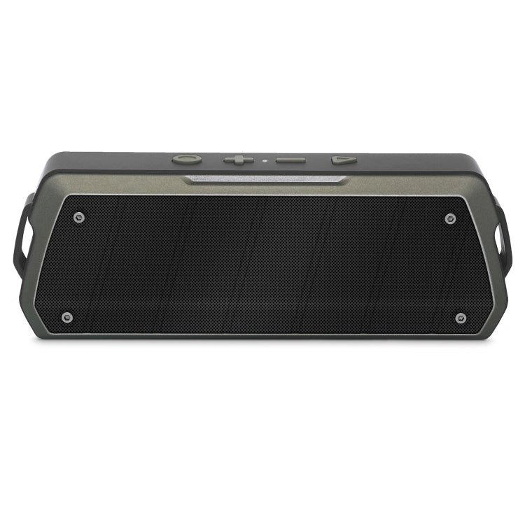 NewRixing NR-5000 IPX5 High Fidelity Bluetooth Speaker, Support Hands-free Call / TF Card / FM / U Disk(Grey) - free shipping - PMC Jewellery - Order now!