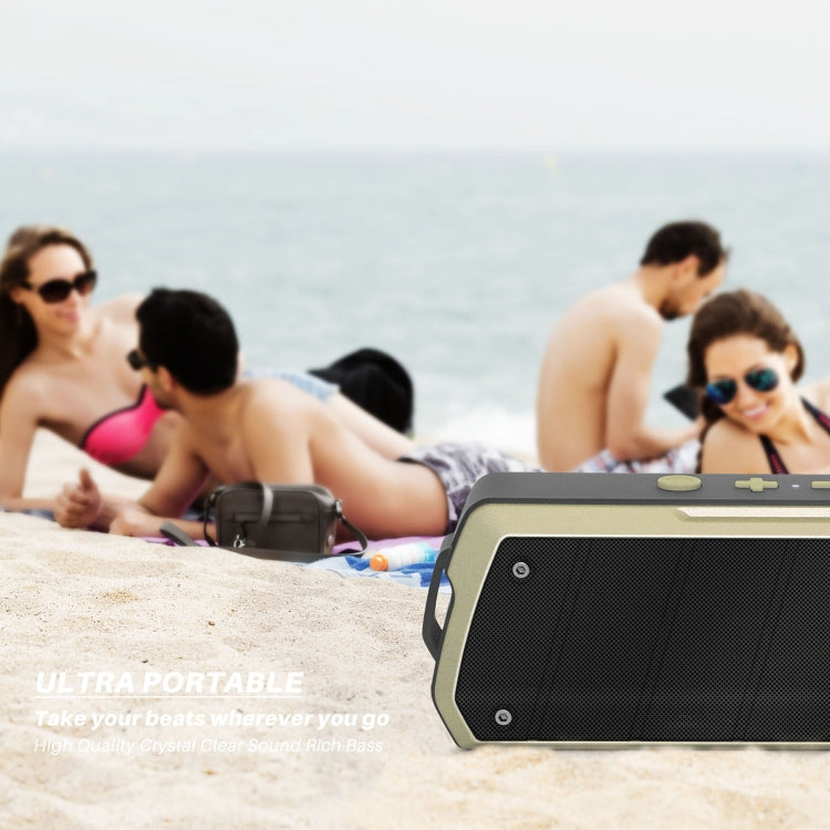 NewRixing NR-5000 IPX5 High Fidelity Bluetooth Speaker, Support Hands-free Call / TF Card / FM / U Disk(Orange) - free shipping - PMC Jewellery - Order now!