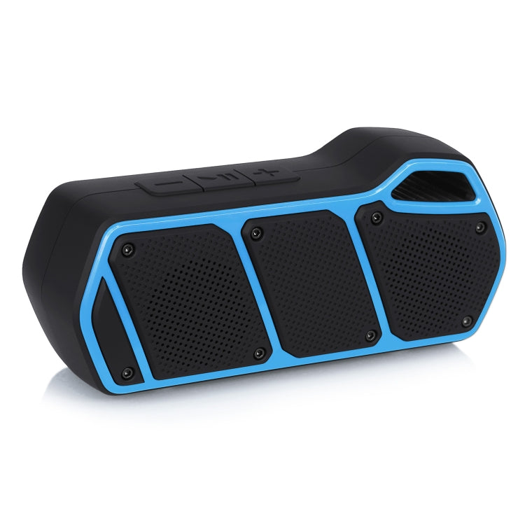 NewRixing NR-5011 Outdoor Portable Bluetooth Speakerr, Support Hands-free Call / TF Card / FM / U Disk(Blue) - free shipping - PMC Jewellery - Order now!