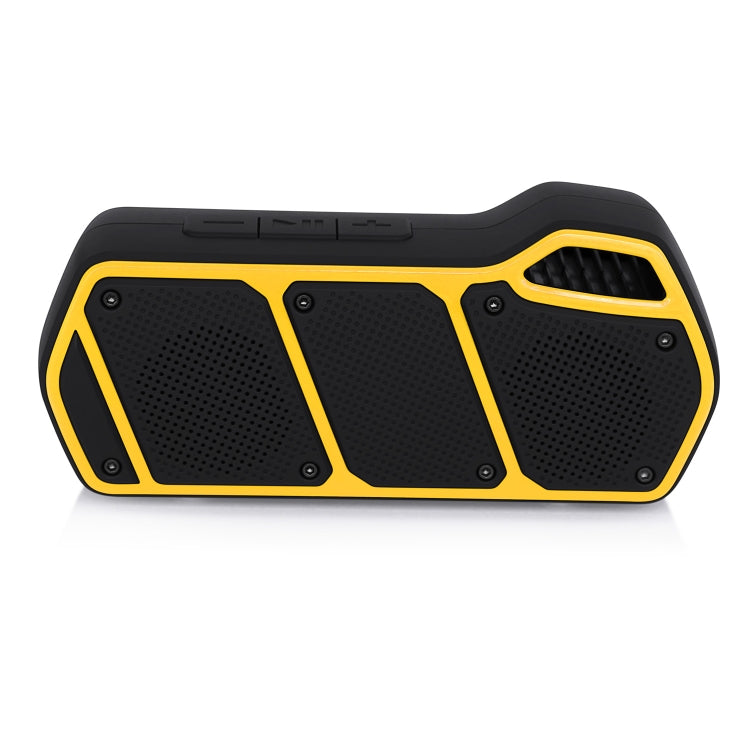 NewRixing NR-5011 Outdoor Portable Bluetooth Speakerr, Support Hands-free Call / TF Card / FM / U Disk(Yellow) - free shipping - PMC Jewellery - Order now!