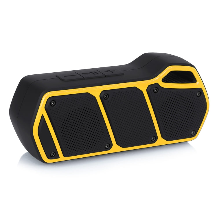 NewRixing NR-5011 Outdoor Portable Bluetooth Speakerr, Support Hands-free Call / TF Card / FM / U Disk(Yellow) - free shipping - PMC Jewellery - Order now!