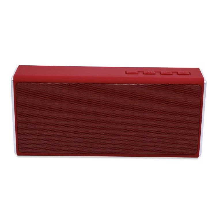 NewRixing NR-5012 Desktop Plating Bluetooth Speakerr, Support Hands-free Call / TF Card / FM / U Disk(Red) - free shipping - PMC Jewellery - Order now!