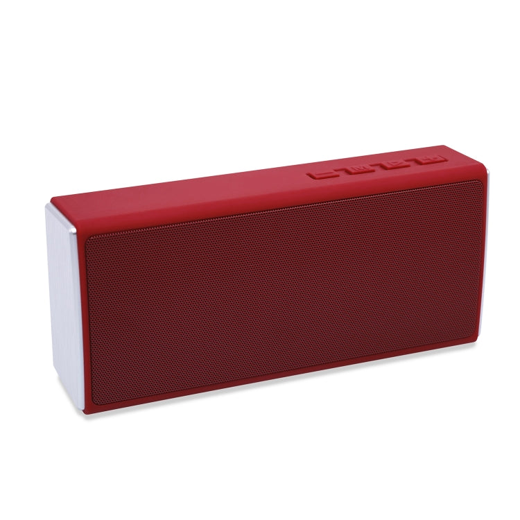 NewRixing NR-5012 Desktop Plating Bluetooth Speakerr, Support Hands-free Call / TF Card / FM / U Disk(Red) - free shipping - PMC Jewellery - Order now!