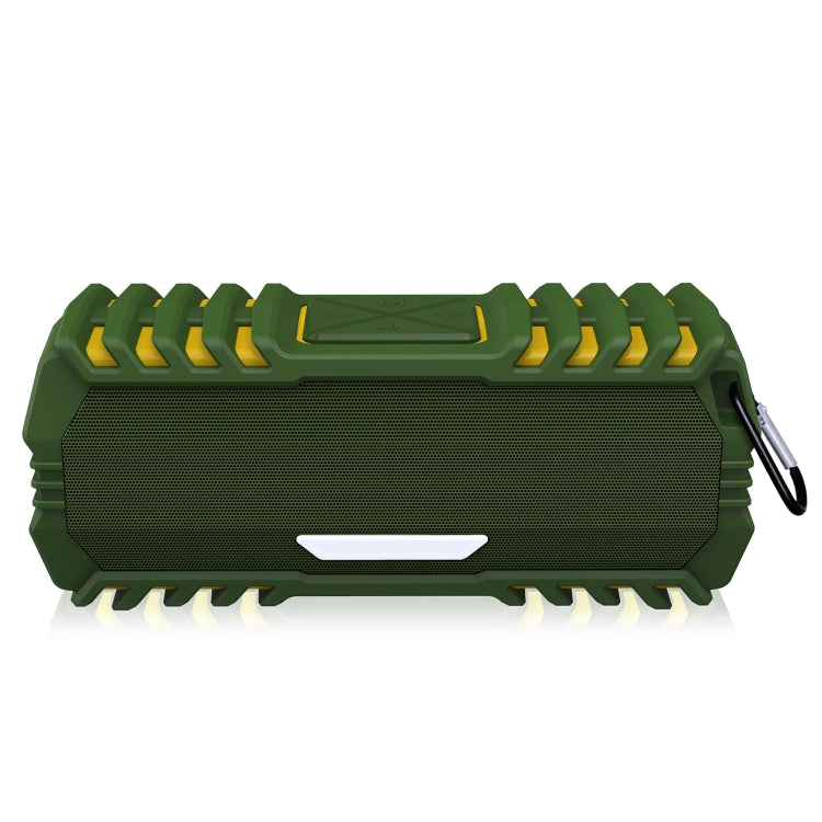 NewRixing NR-5015 Outdoor Portable Bluetooth Speakerr with Hook, Support Hands-free Call / TF Card / FM / U Disk(Green) - free shipping - PMC Jewellery - Order now!