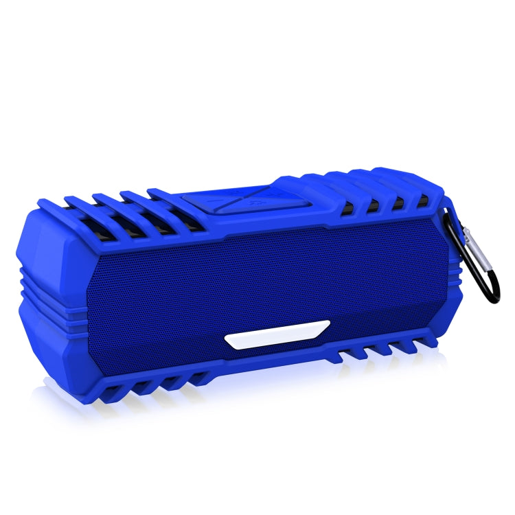 NewRixing NR-5015 Outdoor Portable Bluetooth Speakerr with Hook, Support Hands-free Call / TF Card / FM / U Disk(Blue) - free shipping - PMC Jewellery - Order now!