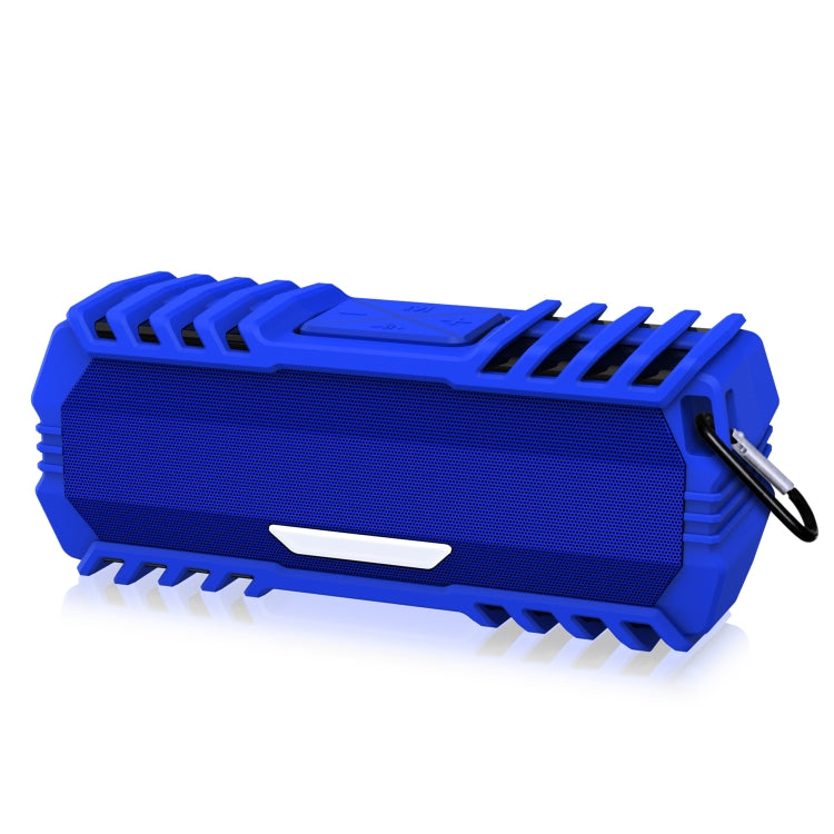 NewRixing NR-5015 Outdoor Portable Bluetooth Speakerr with Hook, Support Hands-free Call / TF Card / FM / U Disk(Blue) - free shipping - PMC Jewellery - Order now!