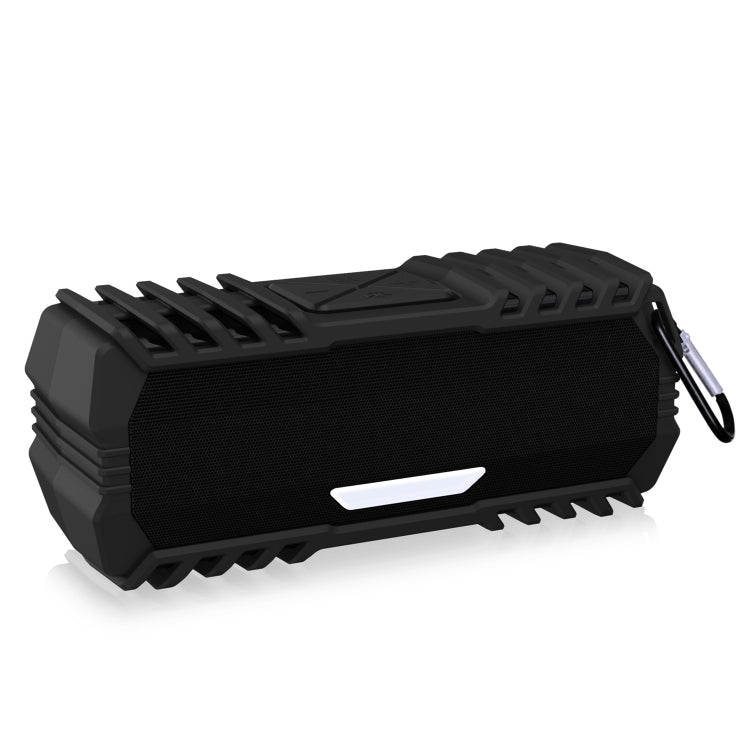 NewRixing NR-5015 Outdoor Portable Bluetooth Speakerr with Hook, Support Hands-free Call / TF Card / FM / U Disk(Black) - free shipping - PMC Jewellery - Order now!