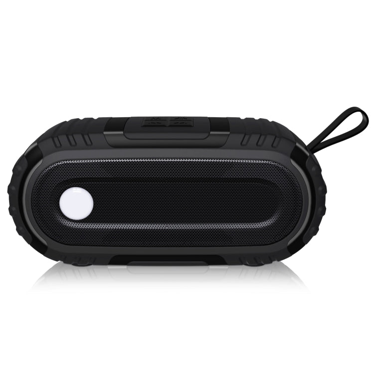 NewRixing NR-5016 Outdoor Splash-proof Water Bluetooth Speaker, Support Hands-free Call / TF Card / FM / U Disk(Black) - free shipping - PMC Jewellery - Order now!