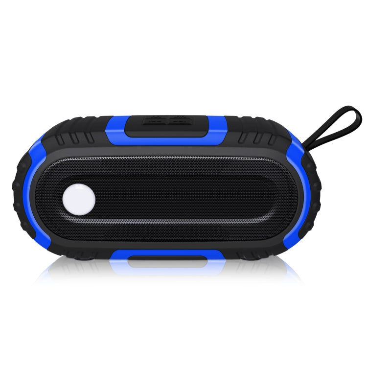 NewRixing NR-5016 Outdoor Splash-proof Water Bluetooth Speaker, Support Hands-free Call / TF Card / FM / U Disk(Blue) - free shipping - PMC Jewellery - Order now!