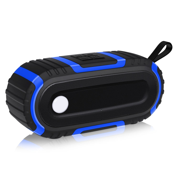 NewRixing NR-5016 Outdoor Splash-proof Water Bluetooth Speaker, Support Hands-free Call / TF Card / FM / U Disk(Blue) - free shipping - PMC Jewellery - Order now!