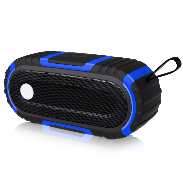 NewRixing NR-5016 Outdoor Splash-proof Water Bluetooth Speaker, Support Hands-free Call / TF Card / FM / U Disk(Blue) - free shipping - PMC Jewellery - Order now!