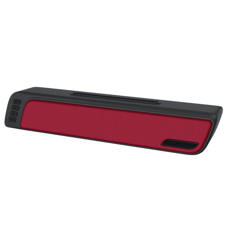 NewRixing NR-7018 Outdoor Portable Bluetooth Speaker with Phone Holder, Support Hands-free Call / TF Card / FM / U Disk(Red) - free shipping - PMC Jewellery - Order now!