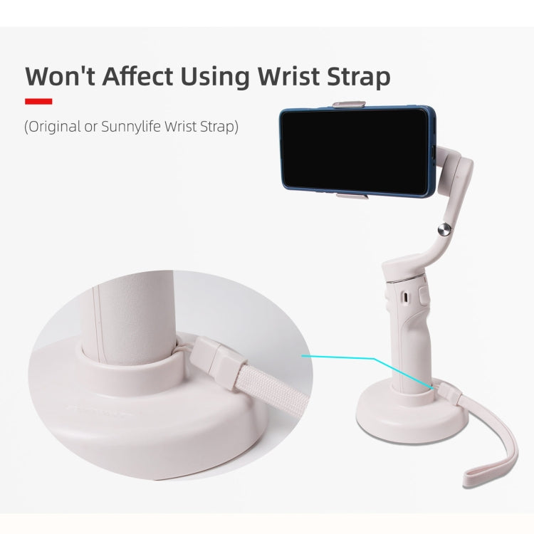 Sunnylife DZ75 Mobile Phone Gimbal Desktop Fixed Stand Base for DJI OM 5(Grey) -  by Sunnylife | Online Shopping South Africa | PMC TechLife | Buy Now Pay Later Mobicred