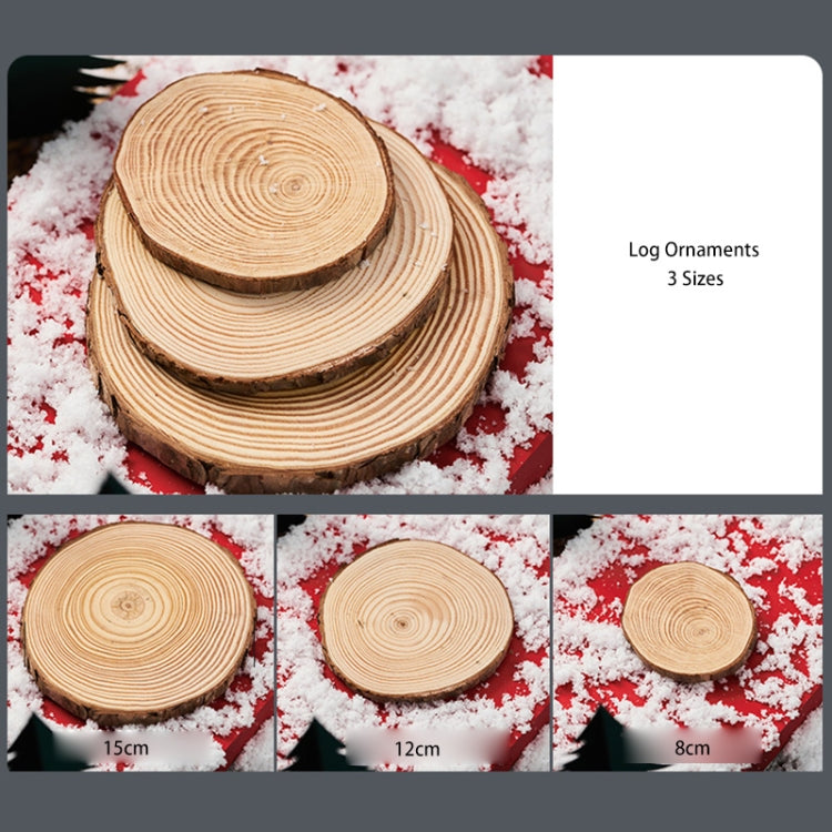 3 in 1 Creative Crude Log Pile Christmas Theme Shooting Props DIY Decorative Ornaments Background Photo Photography Props(Log Ornaments) - free shipping - PMC TechLife - Order now!