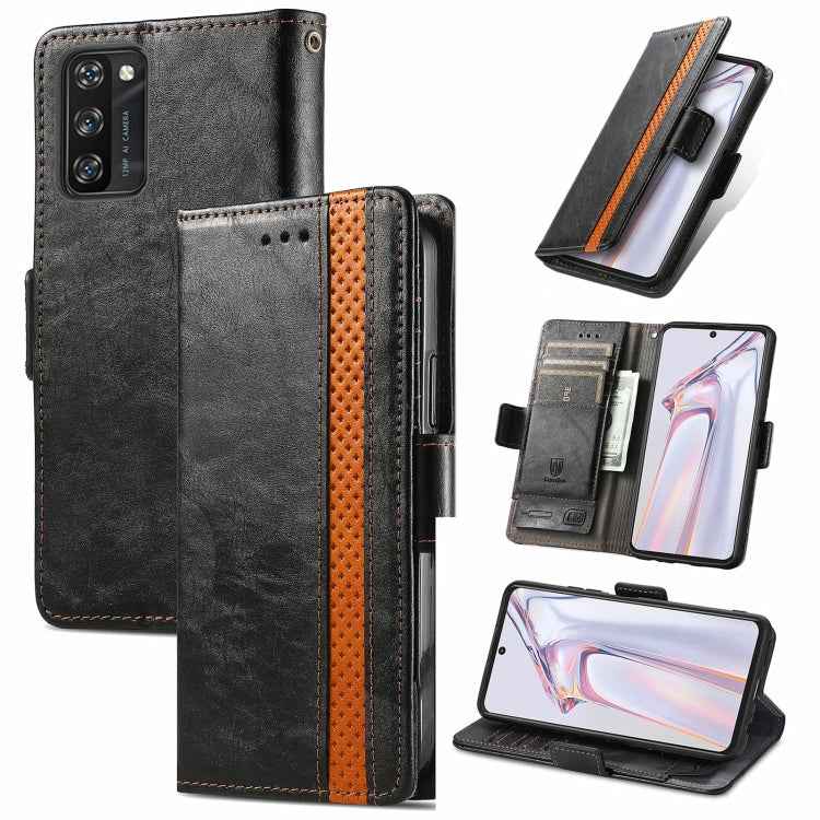For Blackview A100 CaseNeo Business Splicing Dual Magnetic Buckle Horizontal Flip PU Leather Case with Holder & Card Slots & Wallet(Black) - More Brand by PMC TechLife | Online Shopping South Africa | PMC TechLife | Buy Now Pay Later Mobicred