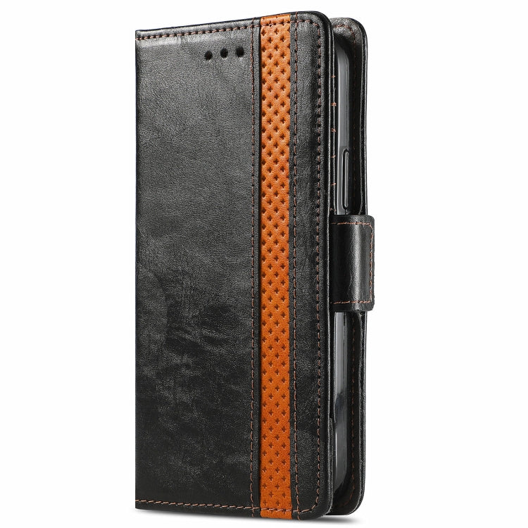 For Blackview A100 CaseNeo Business Splicing Dual Magnetic Buckle Horizontal Flip PU Leather Case with Holder & Card Slots & Wallet(Black) - More Brand by PMC TechLife | Online Shopping South Africa | PMC TechLife | Buy Now Pay Later Mobicred