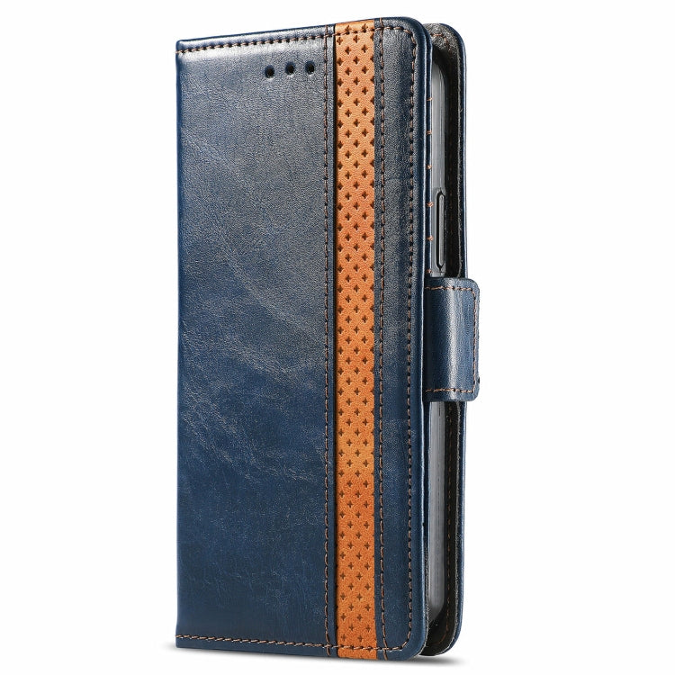 For Blackview A100 CaseNeo Business Splicing Dual Magnetic Buckle Horizontal Flip PU Leather Case with Holder & Card Slots & Wallet(Blue) - More Brand by PMC TechLife | Online Shopping South Africa | PMC TechLife | Buy Now Pay Later Mobicred