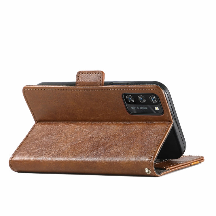 For Blackview A100 CaseNeo Business Splicing Dual Magnetic Buckle Horizontal Flip PU Leather Case with Holder & Card Slots & Wallet(Brown) - More Brand by PMC TechLife | Online Shopping South Africa | PMC TechLife | Buy Now Pay Later Mobicred
