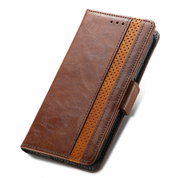 For Blackview A100 CaseNeo Business Splicing Dual Magnetic Buckle Horizontal Flip PU Leather Case with Holder & Card Slots & Wallet(Brown) - More Brand by PMC TechLife | Online Shopping South Africa | PMC TechLife | Buy Now Pay Later Mobicred
