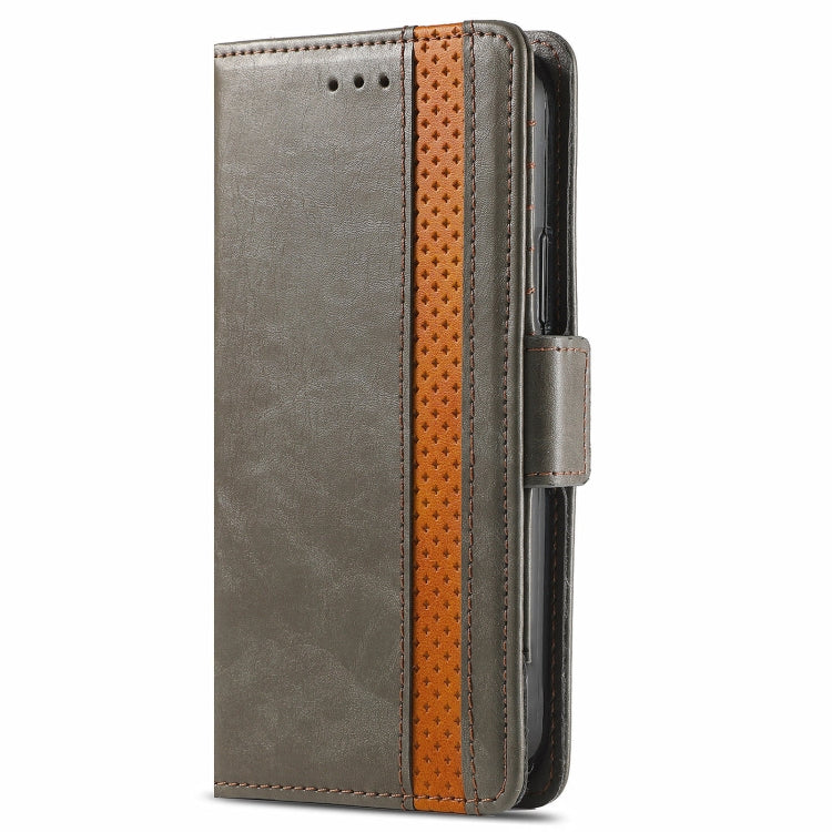 For Blackview A100 CaseNeo Business Splicing Dual Magnetic Buckle Horizontal Flip PU Leather Case with Holder & Card Slots & Wallet(Grey) - More Brand by PMC TechLife | Online Shopping South Africa | PMC TechLife | Buy Now Pay Later Mobicred