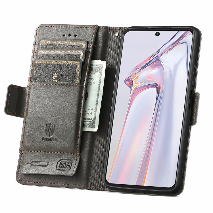 For Blackview A100 CaseNeo Business Splicing Dual Magnetic Buckle Horizontal Flip PU Leather Case with Holder & Card Slots & Wallet(Grey) - More Brand by PMC TechLife | Online Shopping South Africa | PMC TechLife | Buy Now Pay Later Mobicred