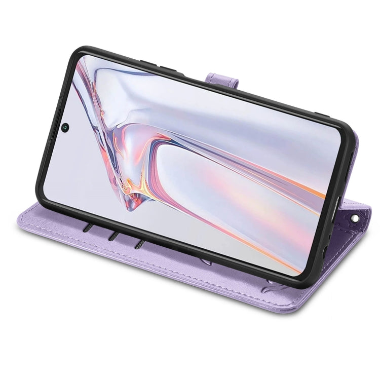 For Blackview A100 Lovely Cat and Dog Embossing Pattern Horizontal Flip Leather Case , with Holder & Card Slots & Wallet & Cartoon Clasp & Lanyard(Purple) - More Brand by PMC TechLife | Online Shopping South Africa | PMC TechLife | Buy Now Pay Later Mobicred
