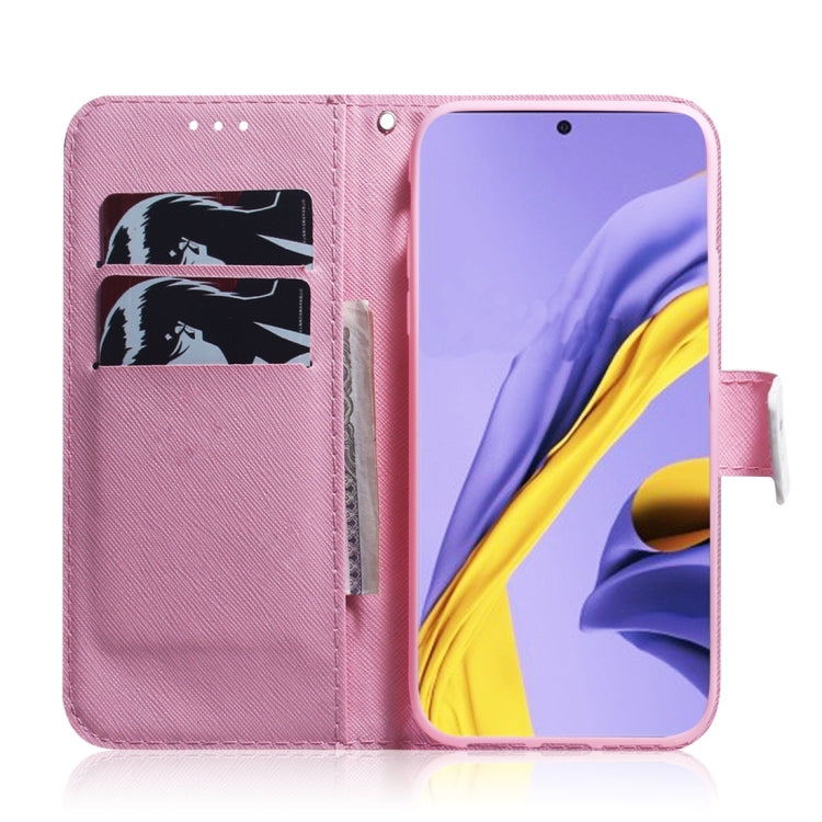 For Galaxy A51 Coloured Drawing Horizontal Flip Leather Case, with Holder & Card Slots & Wallet(Magnolia Flower) - Galaxy Phone Cases by PMC TechLife | Online Shopping South Africa | PMC TechLife