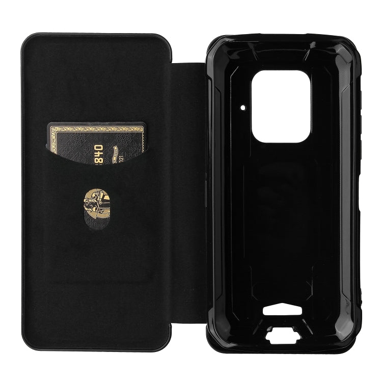 For Doogee S59 / S59 Pro Carbon Fiber Texture Horizontal Flip TPU + PC + PU Leather Case with Card Slot(Black) - More Brand by PMC TechLife | Online Shopping South Africa | PMC TechLife | Buy Now Pay Later Mobicred