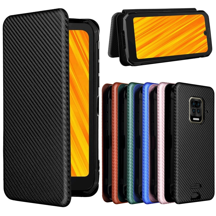 For Doogee S59 / S59 Pro Carbon Fiber Texture Horizontal Flip TPU + PC + PU Leather Case with Card Slot(Black) - More Brand by PMC TechLife | Online Shopping South Africa | PMC TechLife | Buy Now Pay Later Mobicred