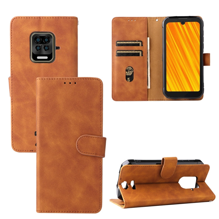For Doogee S59 / S59 Pro Solid Color Skin Feel Magnetic Buckle Horizontal Flip Calf Texture PU Leather Case with Holder & Card Slots & Wallet(Brown) - More Brand by PMC TechLife | Online Shopping South Africa | PMC TechLife | Buy Now Pay Later Mobicred